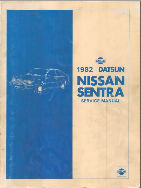 MANUAL DE SERVIÇOS DE OFICINA PDF DATSUN 1982 - NISSAN SENTRA