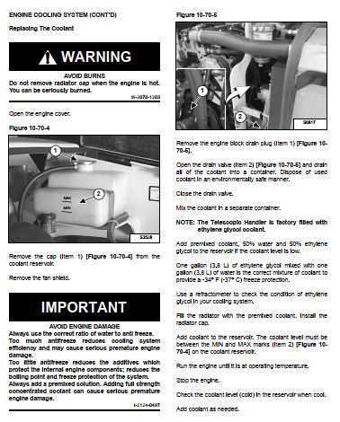 Manual De Serviço BOBCAT - T2556,T2566 - Manipulador Telescópico