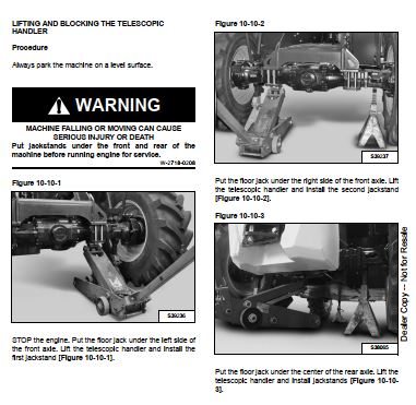 Manual De Serviço BOBCAT - TL360(X) - Manipulador telescópico