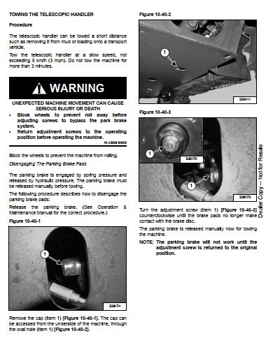 Manual De Serviço BOBCAT - TL360(X) - Manipulador telescópico