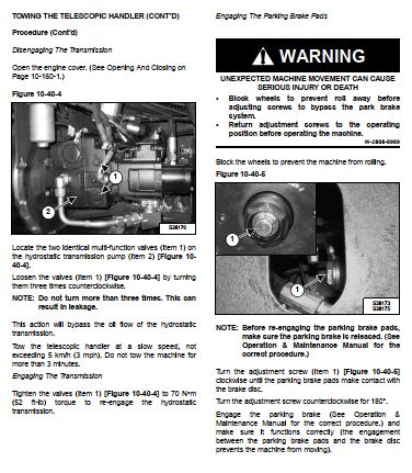 Manual De Serviço BOBCAT - TL360(X) - Manipulador telescópico