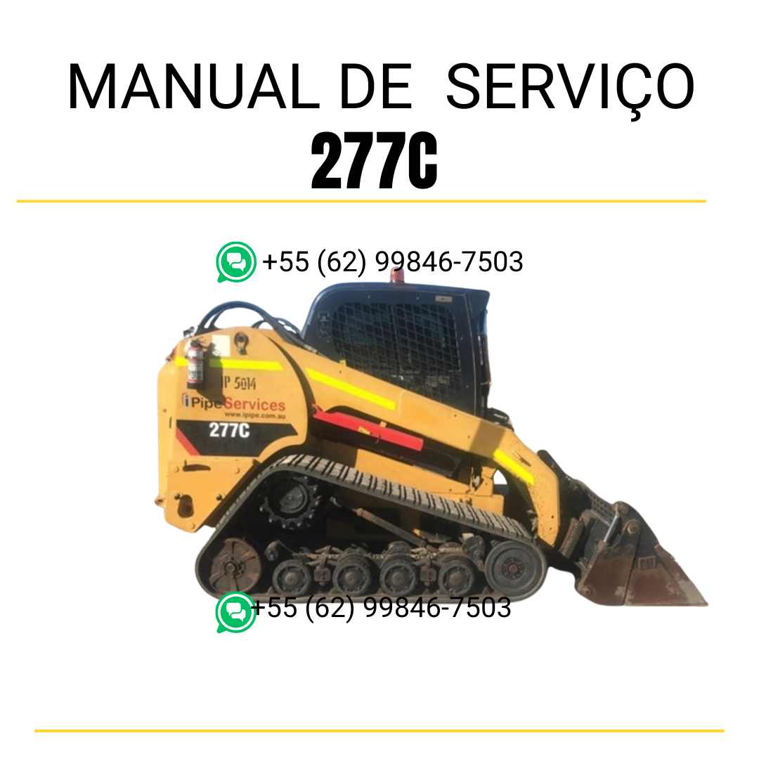 Manual de Serviço Caterpillar - 277 - Mini Carregadeira (Inglês) PDF