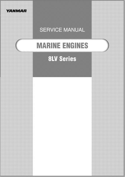 MANUAL DE SERVIÇOS DE OFICINA PDF MOTOR 8LV SERIES - YANMAR
