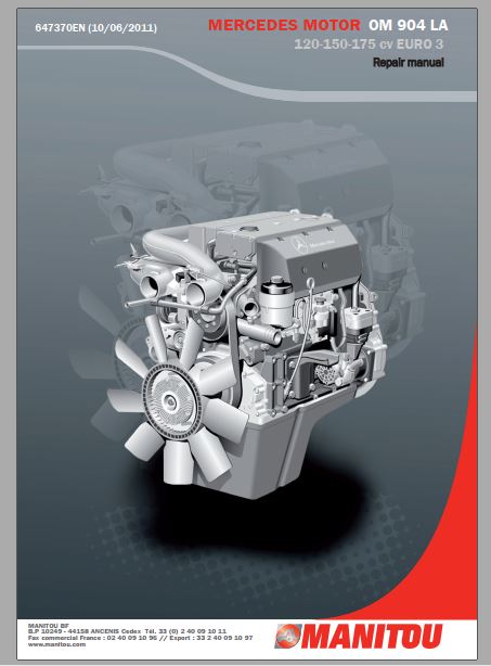 MANUAL DE SERVIÇOS DE OFICINA PDF MOTOR OM 904 LA EURO 3 - MERCEDES