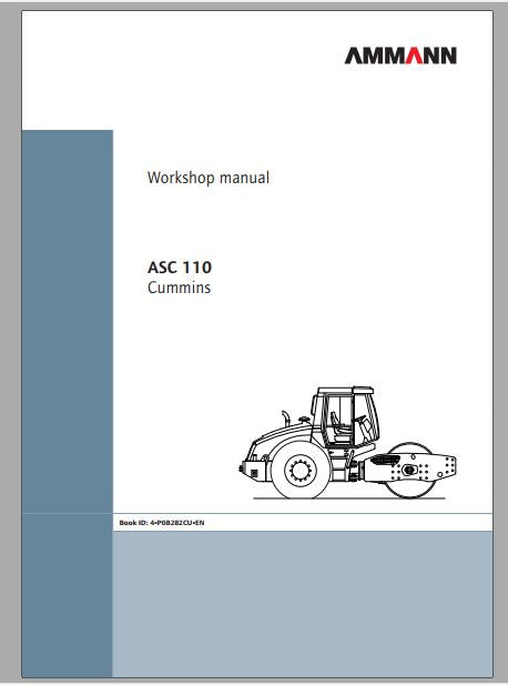 MANUAL DE SERVIÇOS DE OFICINA PDF ROLO COMPACTADOR ASC 110 CUMMINS - AMMANN