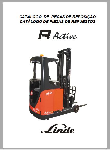 CATALOGO DE PEÇAS PDF EMPILHADEIRA R ACTIVE - LINDE