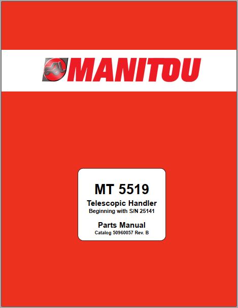 CATALOGO DE PEÇAS PDF MANUPILADOR TELESCÓPICO MT 5519 - MANITOU