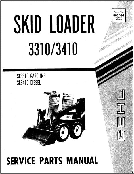 CATALOGO DE PEÇAS PDF MINI CARREGADEIRA 3310 3410 - GEHL