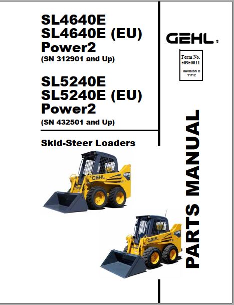 CATALOGO DE PEÇAS PDF MINI CARREGADEIRA HL4400 - GEHL