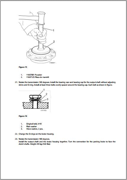 Manual de Serviço HTE305 Transmissão Hidráulica Eletrônica Volvo 03