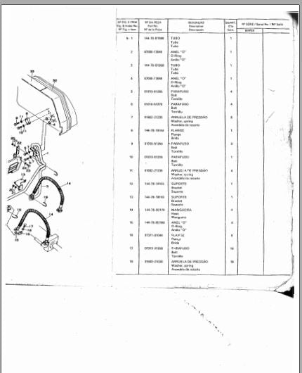 CATALOGO DE PEÇAS PDF TRATOR ESTEIRAS D60A,E,F-6B - D65A,E-6B - KOMATSU