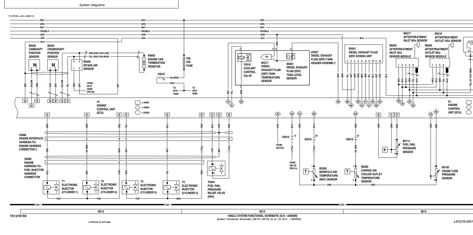 Diagramas Elétricos e Hidráulicos Para Escavadeira John Deere 160G