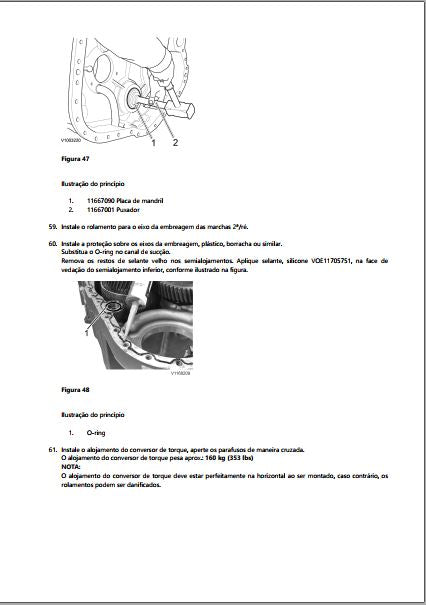 Manual de Serviço HTL221 Transmissão Hidráulica Lock-Up Volvo