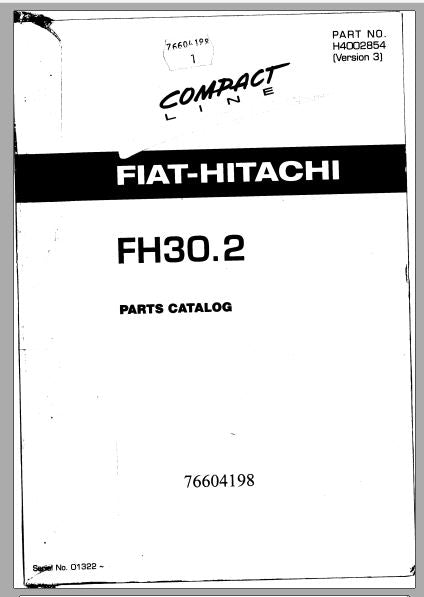 CATALOGO DE PEÇAS - FIAT-HITACHI FH30.2