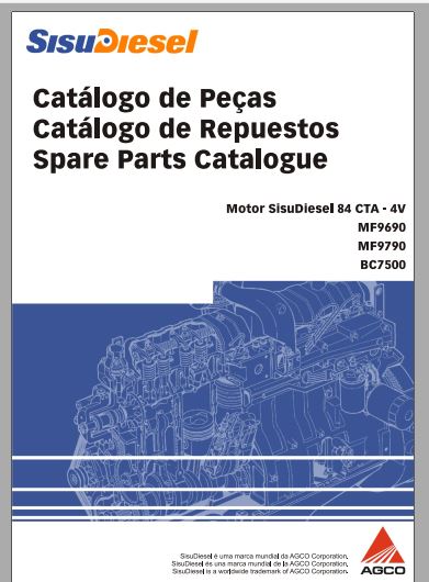 CATALOGO DE PEÇAS PDF MOTOR 84 CTA-4V - SISUDIESEL