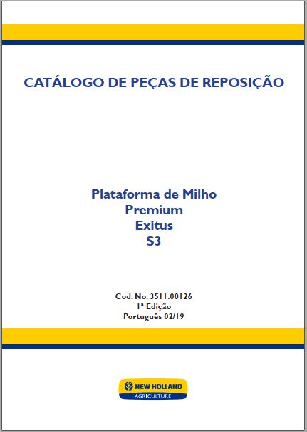 CATALOGO DE PEÇAS NEW HOLLAND S3