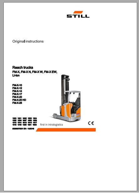 MANUAL DE INSTRUÇÕES - STILL FM-X-10