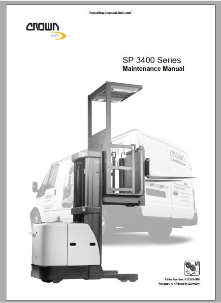 MANUAL DE MANUTENÇÃO CROWN SP3400 SERIES