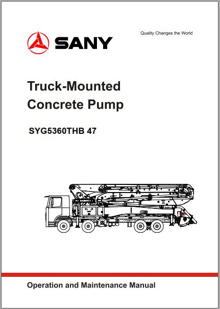 MANUAL DE OPERAÇÃO SANY SYG5360THB 47