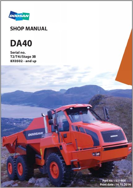 MANUAL DE SERVIÇO - DOOSAN DA40