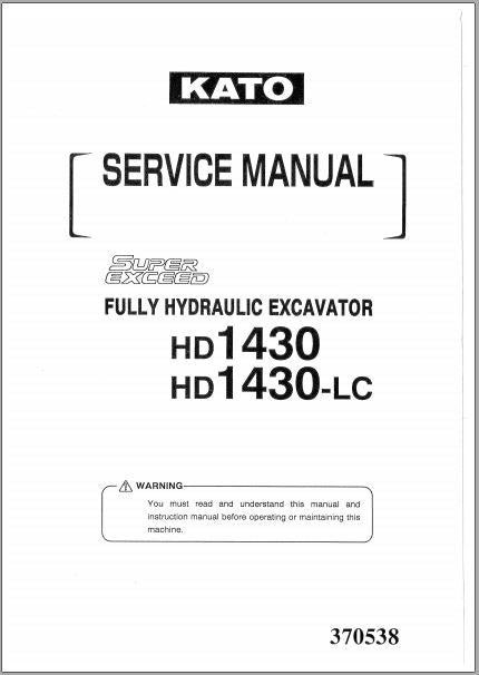MANUAL DE SERVIÇO HD1430 HITACI