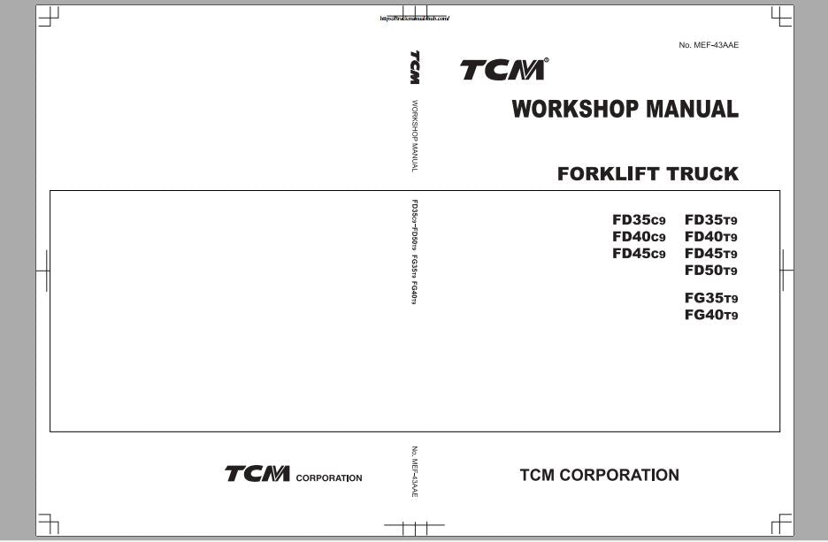 MANUAL DE SERVIÇO - TCM FD35T9, FD40C9