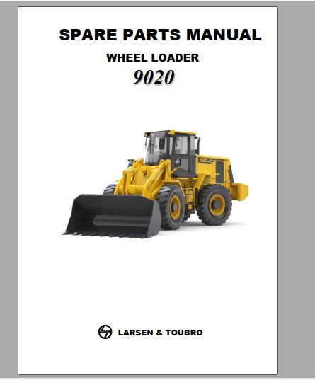 CATALOGO DE PEÇAS PDF PÁ CARREGADEIRA 9020 - LARSEN & TOUBRO