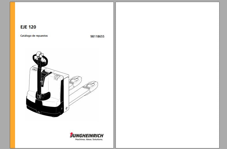 CATALOGO DE PEÇAS PDF PALETE EJC 120 - JUNGHEINRICH