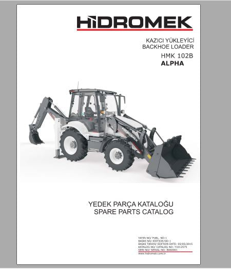 CATALOGO DE PEÇAS PDF RETROESCAVADEIRA HMK 102B ALPHA 2015 - HIDROMEK