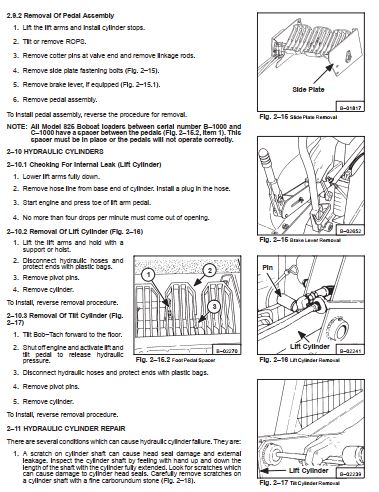 Manual De Serviço BOBCAT - 825 - Mini Carregadeira