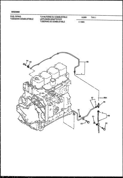 catalago de pecas escavadeiras FX130 fiat allis