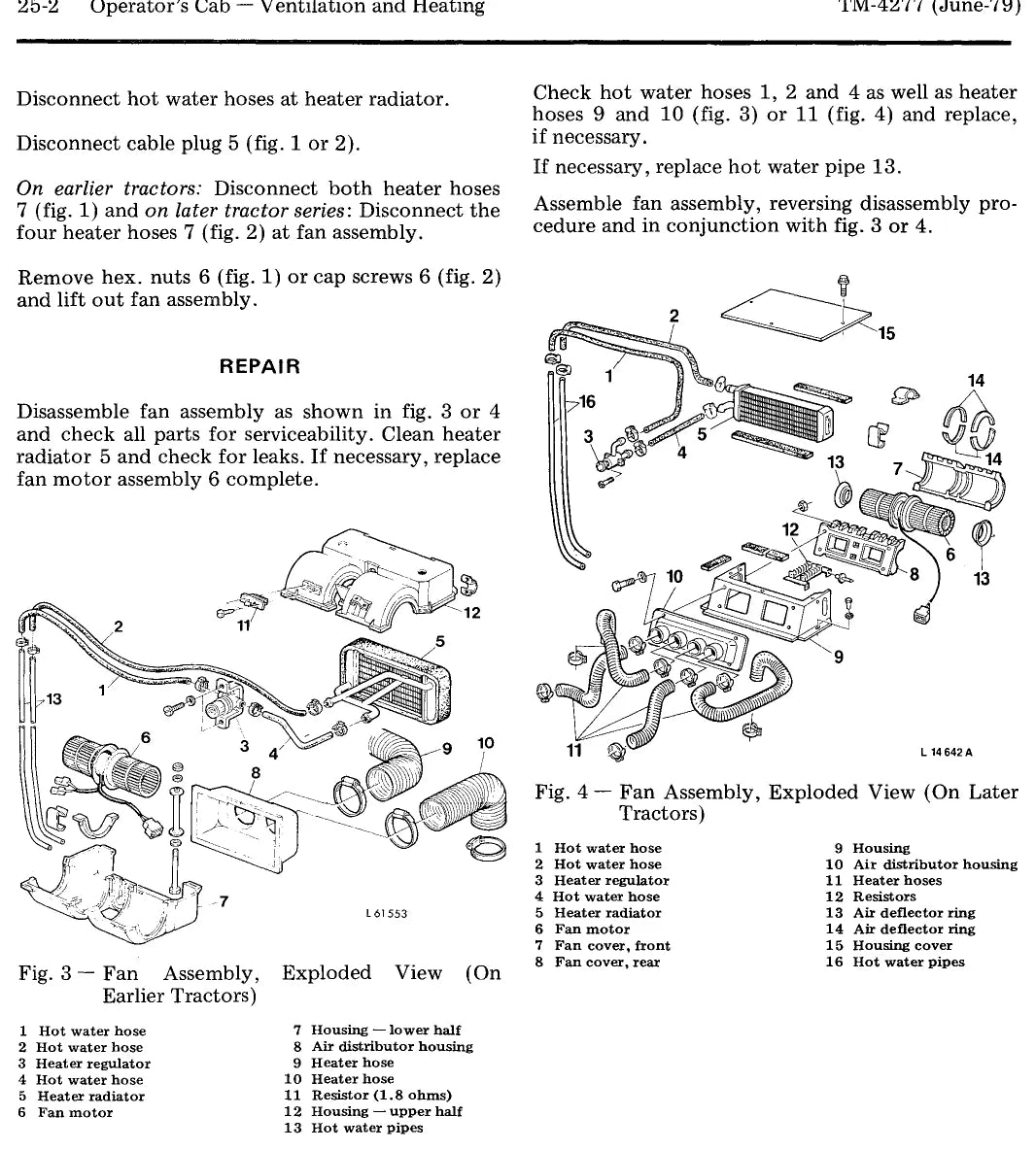 Manual de Serviço John Deere 3030 · 3130 — figura de reparo (página interna do PDF)