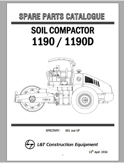 CATALOGO DE PEÇAS PDF ROLO COMPACTADOR 1190 1190D - L&T