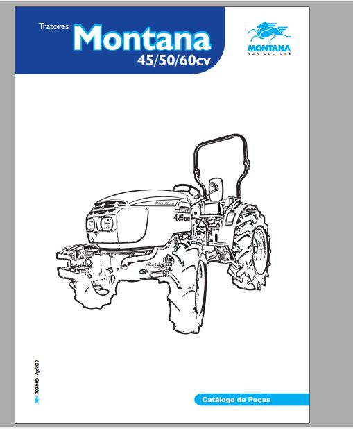 CATALOGO DE PEÇAS PDF TRATORES 45-50-60cv - MONTANA
