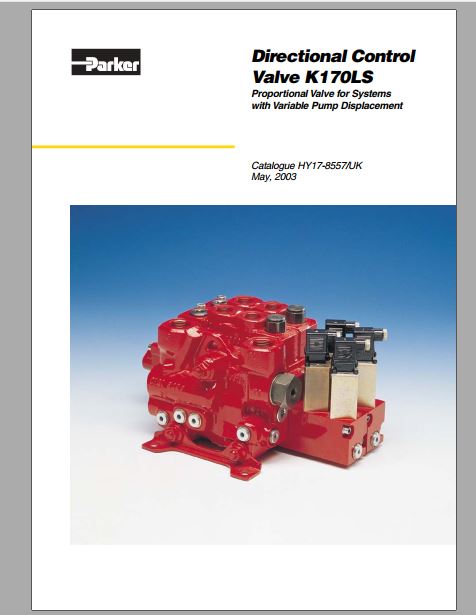 CATALOGO DE PEÇAS PDF VÁLVULA DE CONTROLE DIRECIONAL K170LS - PARKER