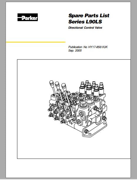 CATALOGO DE PEÇAS PDF VÁLVULA DE CONTROLE DIRECIONAL L90LS - PARKER