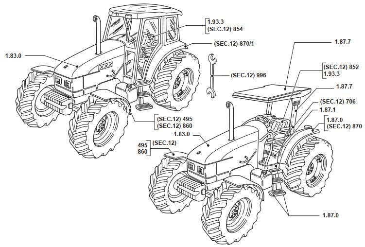 Catálogo Peças Tratores New Holland Linha Tl Iveco