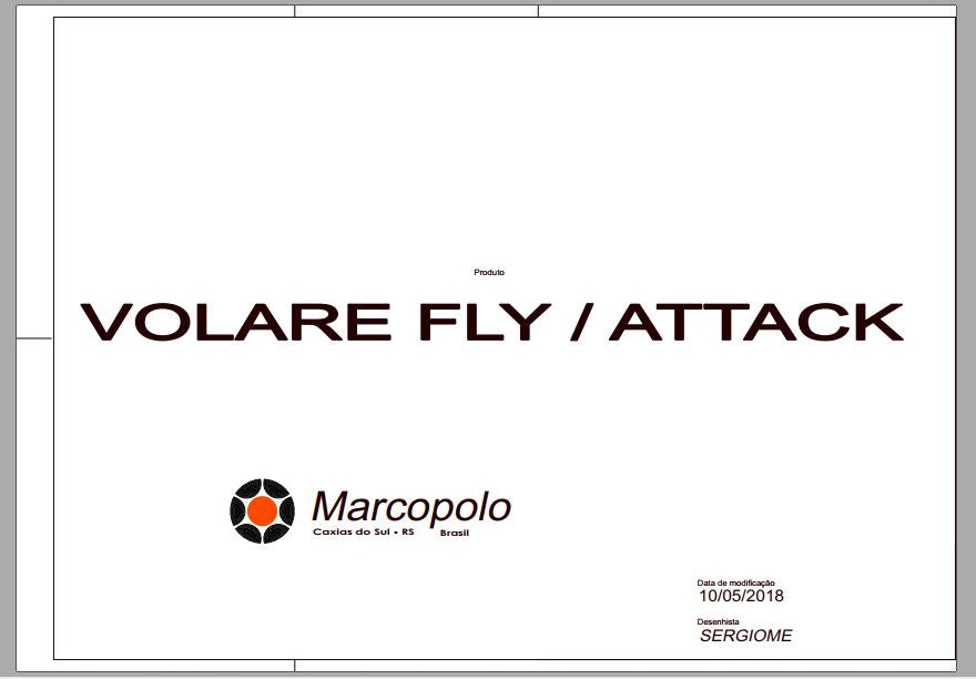 DIAGRAMAS ELÉTRICOS PDF VOLARE FLY ATTACK - MARCOPOLO