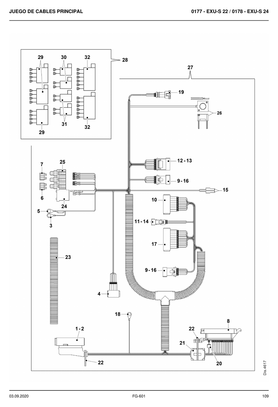 Catálogo de Peças STILL EXU-S22 / EXU-S24 — Transpaleteira elétrica (Alemão) — diagrama de peças 2