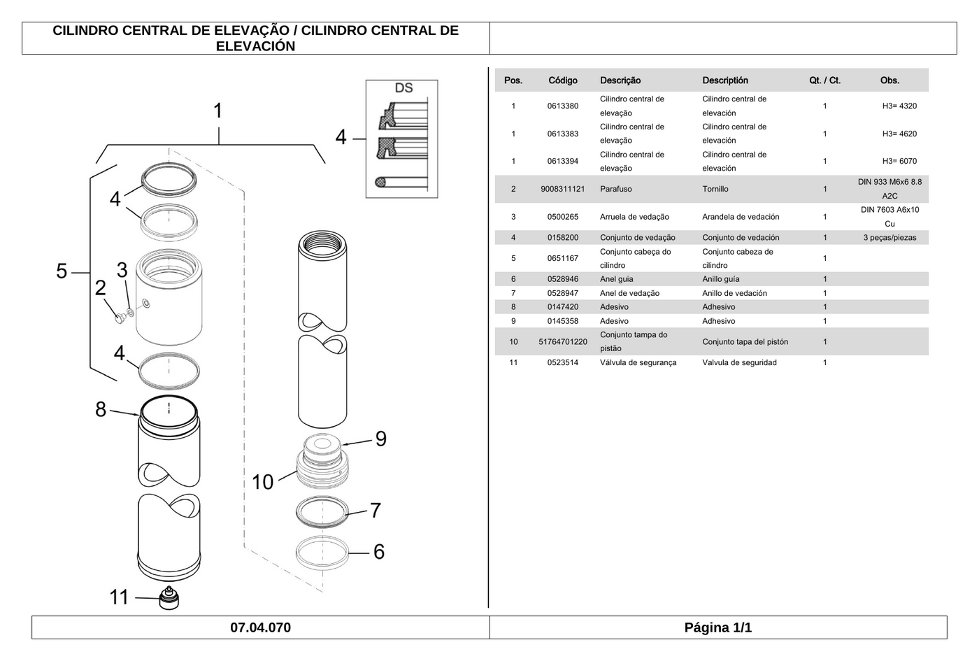 Catálogo de Peças STILL RX50-16 — Empilhadeira elétrica — diagrama de peças 1