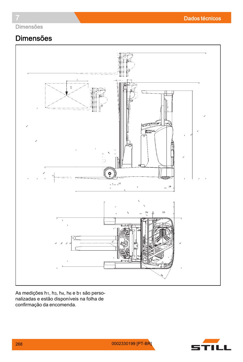 Manual de Operação STILL FM-X 17-20 — Empilhadeira retrátil — diagrama de peças 1