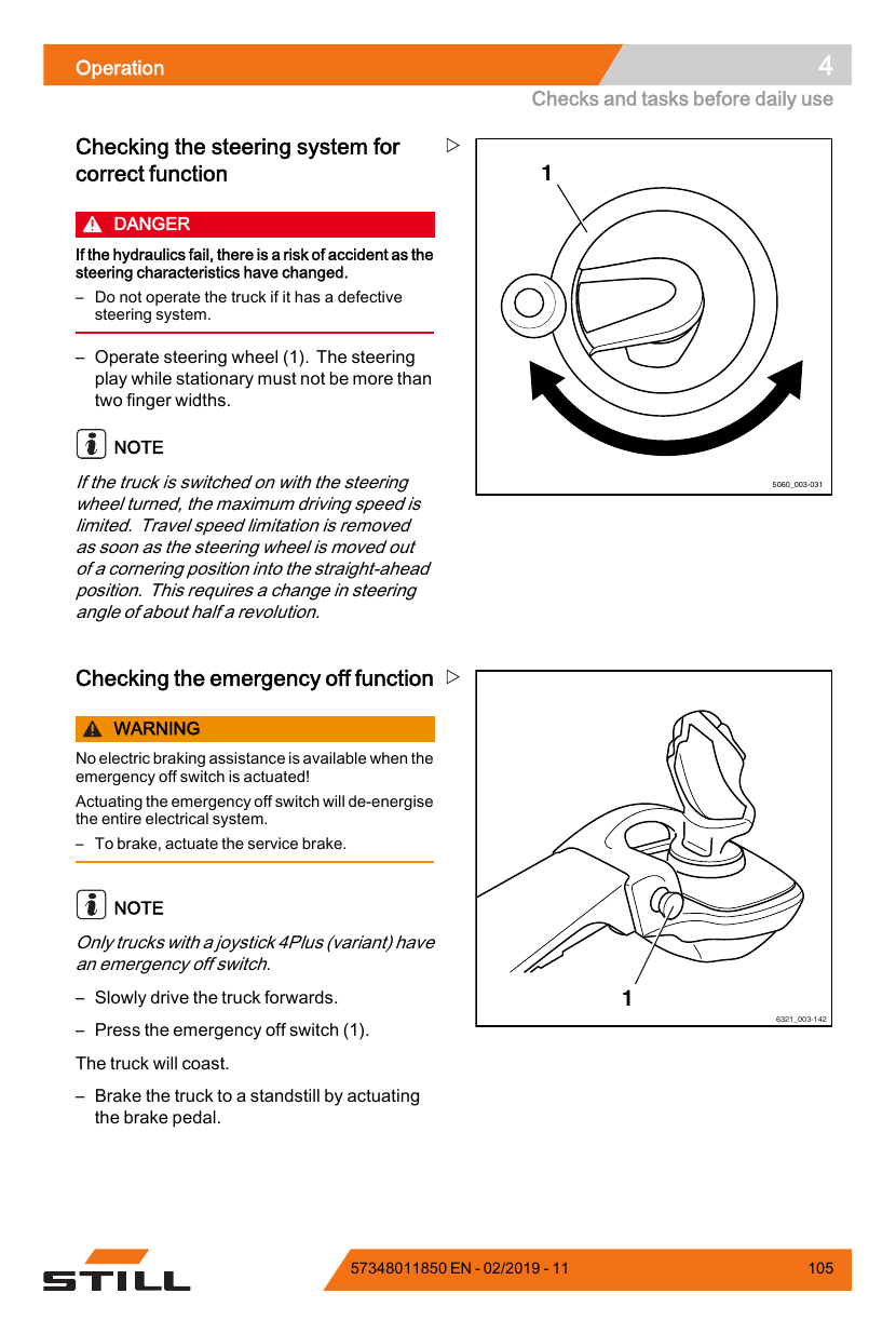 Manual de Operação STILL RX70-40 a RX70-50 — Empilhadeira a GLP (Inglês) — diagrama de peças 3