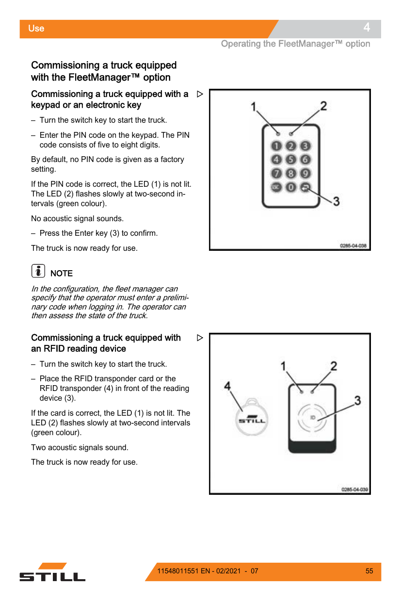 Manual de Operação STILL SXH-20 — Transpaleteira elétrica com operador embarcado (Inglês) — diagrama de peças 2