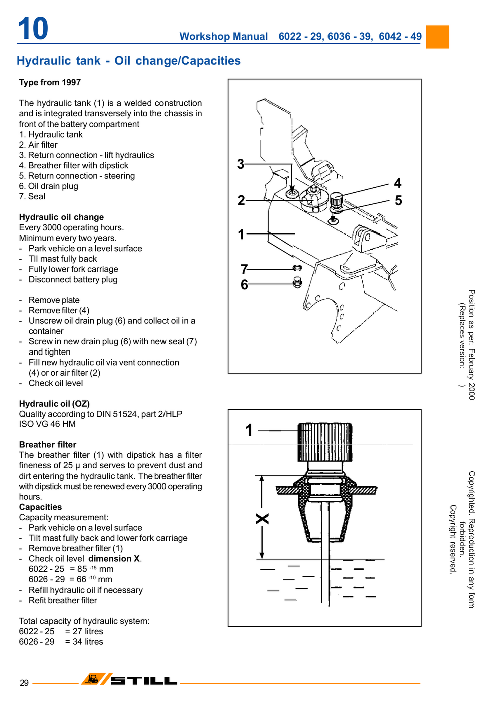 Manual de Serviço STILL R60-20 a R60-50 — Empilhadeira elétrica contrabalançada (Alemão) — diagrama de peças 2