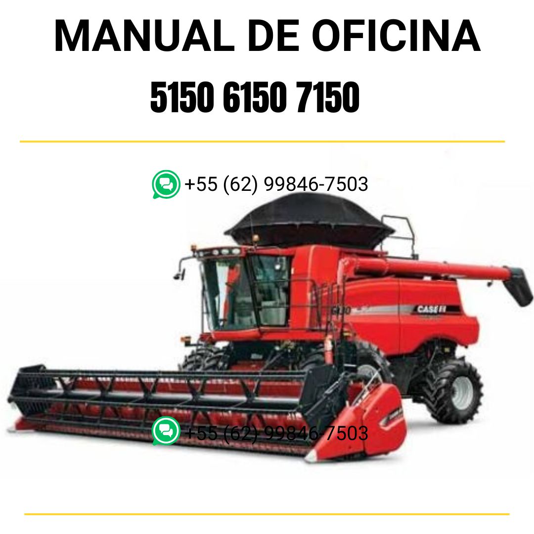 5150 6150 7150 Manual De Servico Oficina + Codigos de erros Colheitadeiras Case (Portugues)