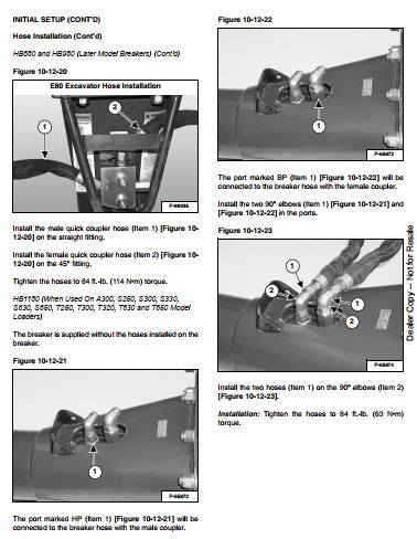 Manual De Serviço BOBCAT - Hydraulic Breaker