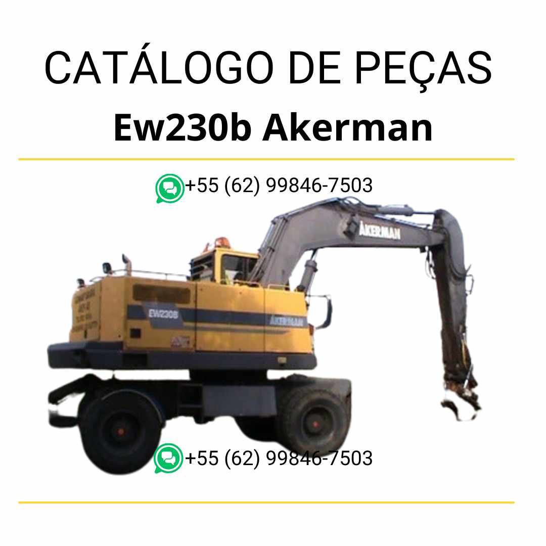 Catalogo De Pecas Escavadeiras Volvo - Ew230b Akerman -pt-br