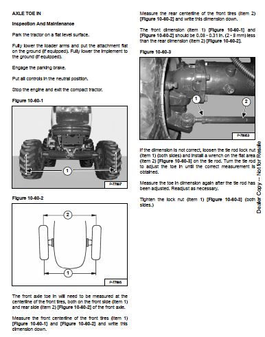 Manual De Serviço BOBCAT - CT122 - Trator Compacto