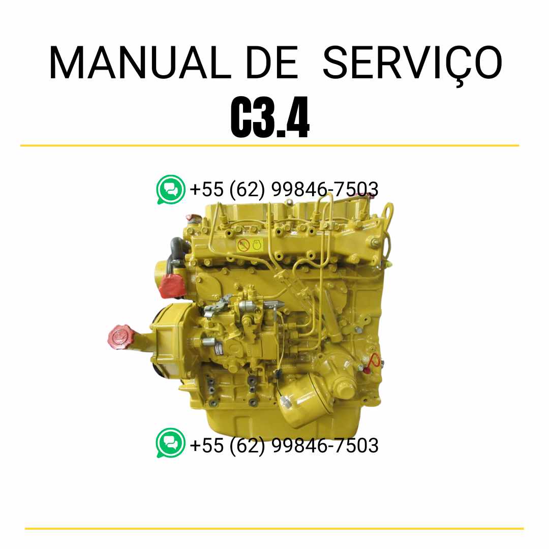 Manual De Serviço Motor - C3.4 - Maquinas Caterpillar