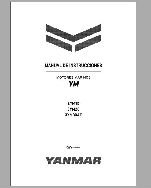 MANUAL DE INSTRUÇÕES PDF MOTORES MARÍTIMOS 2YM15 3YM20 3YM30AE - YANMAR